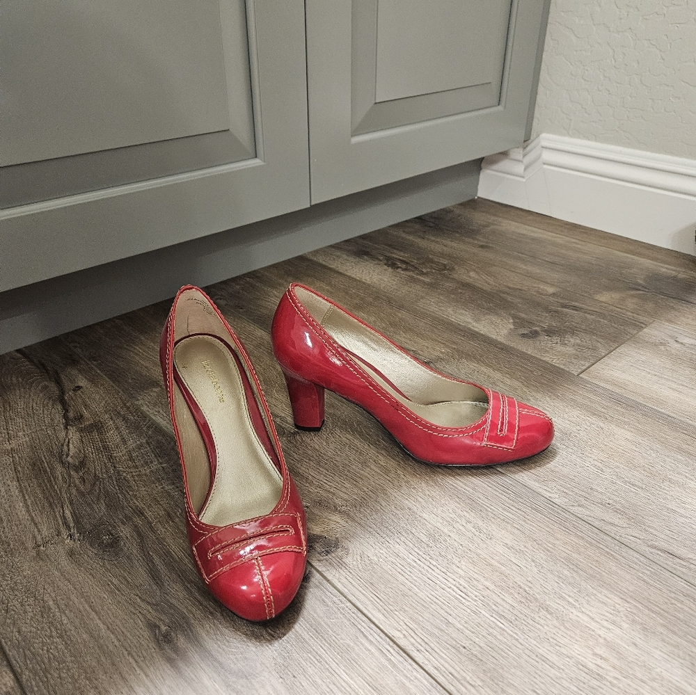Liz Claiborne Red Patent Leather Heels